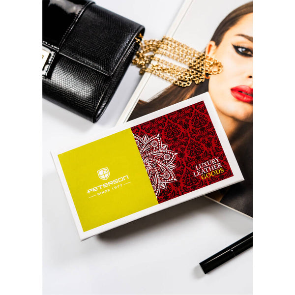 Natūralios odos piniginė moterims Peterson L219 D1485