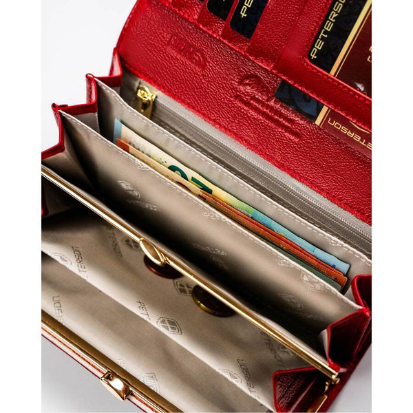 Natūralios odos piniginė moterims Peterson L219 D1485