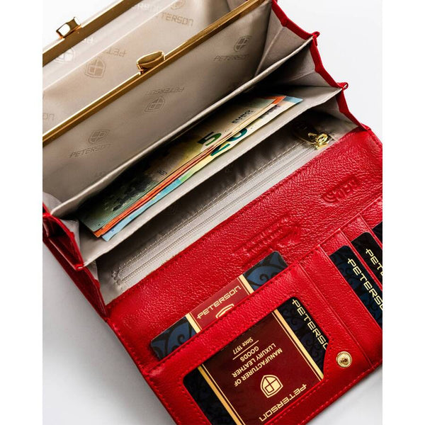 Natūralios odos piniginė moterims Peterson L219 D1485