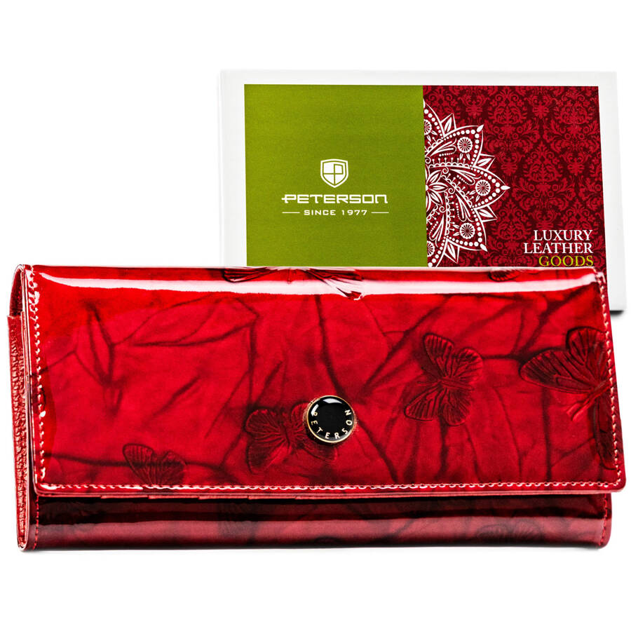 Natūralios odos piniginė moterims Peterson L241 D1460
