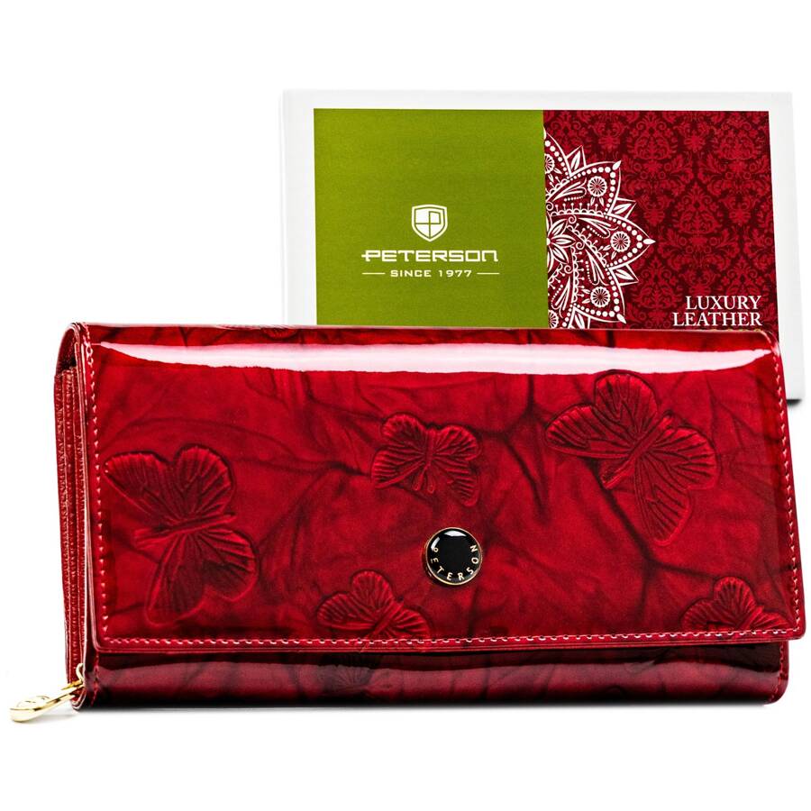 Natūralios odos piniginė moterims Peterson L242 D1459