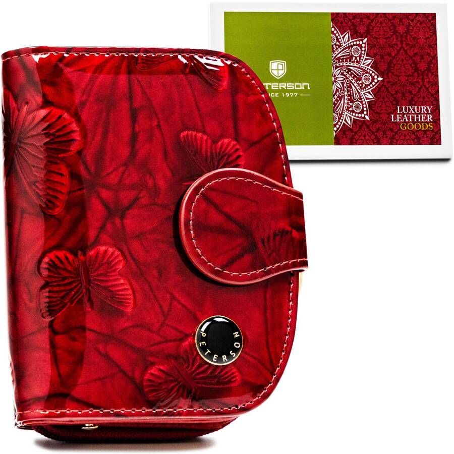 Natūralios odos piniginė moterims Peterson L246 D1455