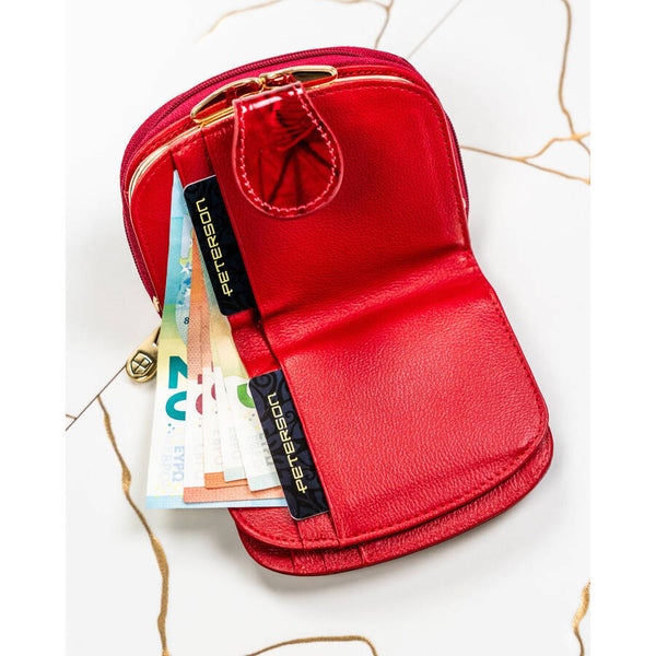 Natūralios odos piniginė moterims Peterson L246 D1455
