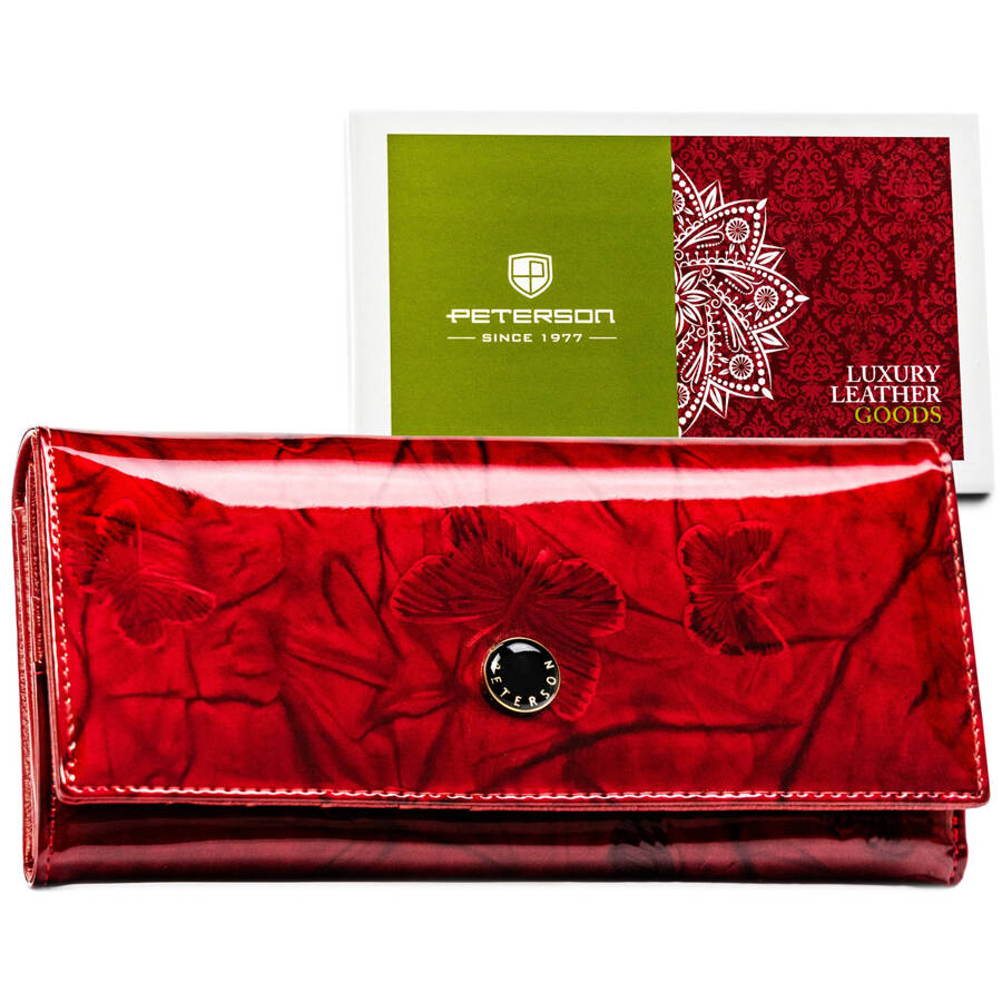 Natūralios odos piniginė moterims Peterson L247 D1454