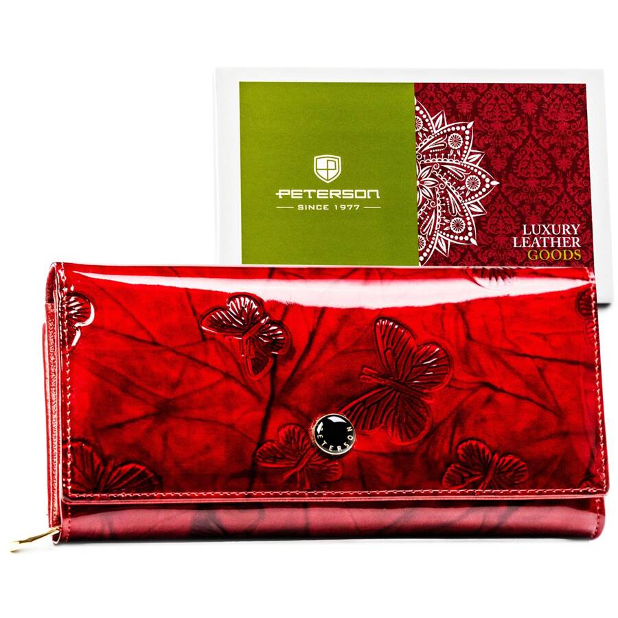 Natūralios odos piniginė moterims Peterson L249 D1452