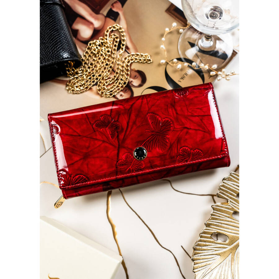 Natūralios odos piniginė moterims Peterson L249 D1452