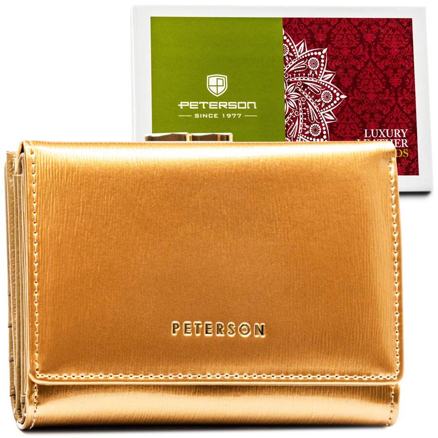 Natūralios odos piniginė moterims Peterson L253 D1447