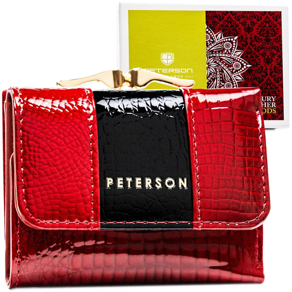 Natūralios odos piniginė moterims Peterson L268 D1431