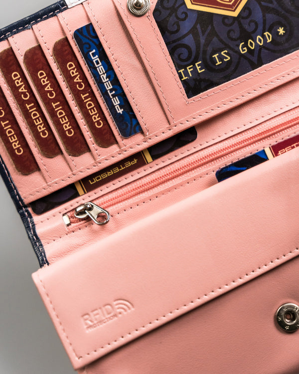 Natūralios odos piniginė moterims Peterson L32 D1420