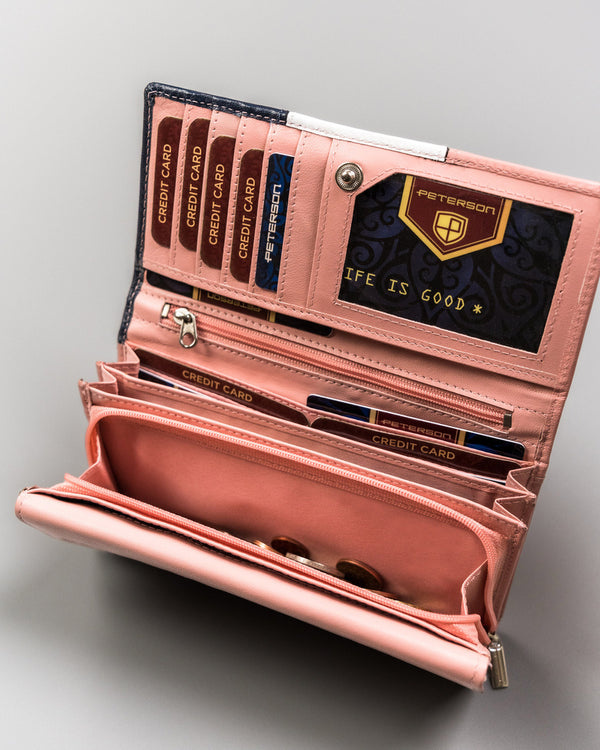 Natūralios odos piniginė moterims Peterson L32 D1420