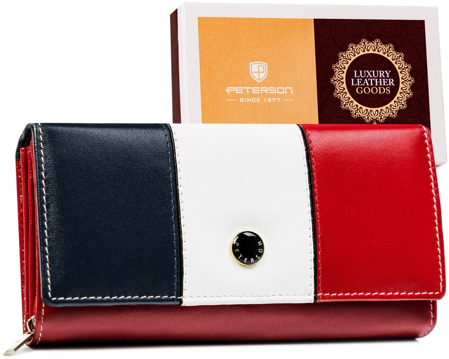 Natūralios odos piniginė moterims Peterson L33 D1419