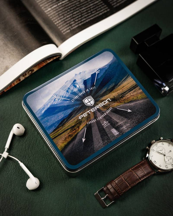 Natūralios odos piniginė vyrams Peterson L38 D1414