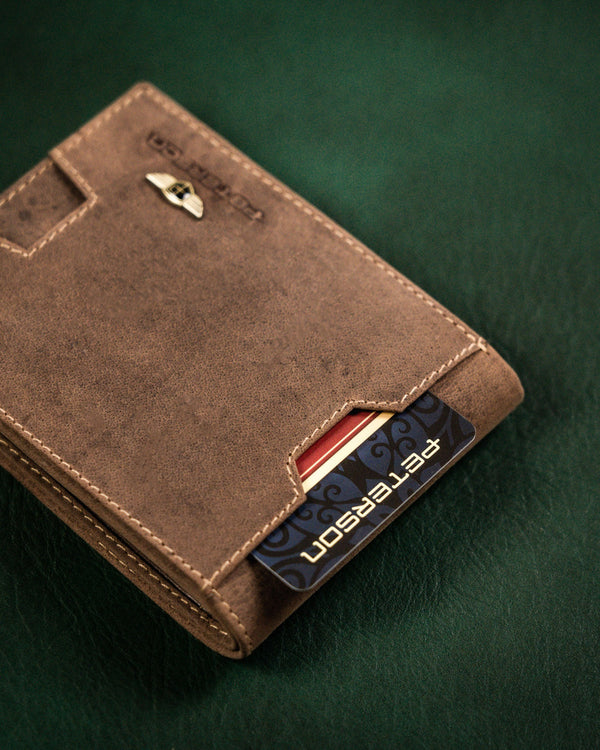 Natūralios odos piniginė vyrams Peterson L38 D1414