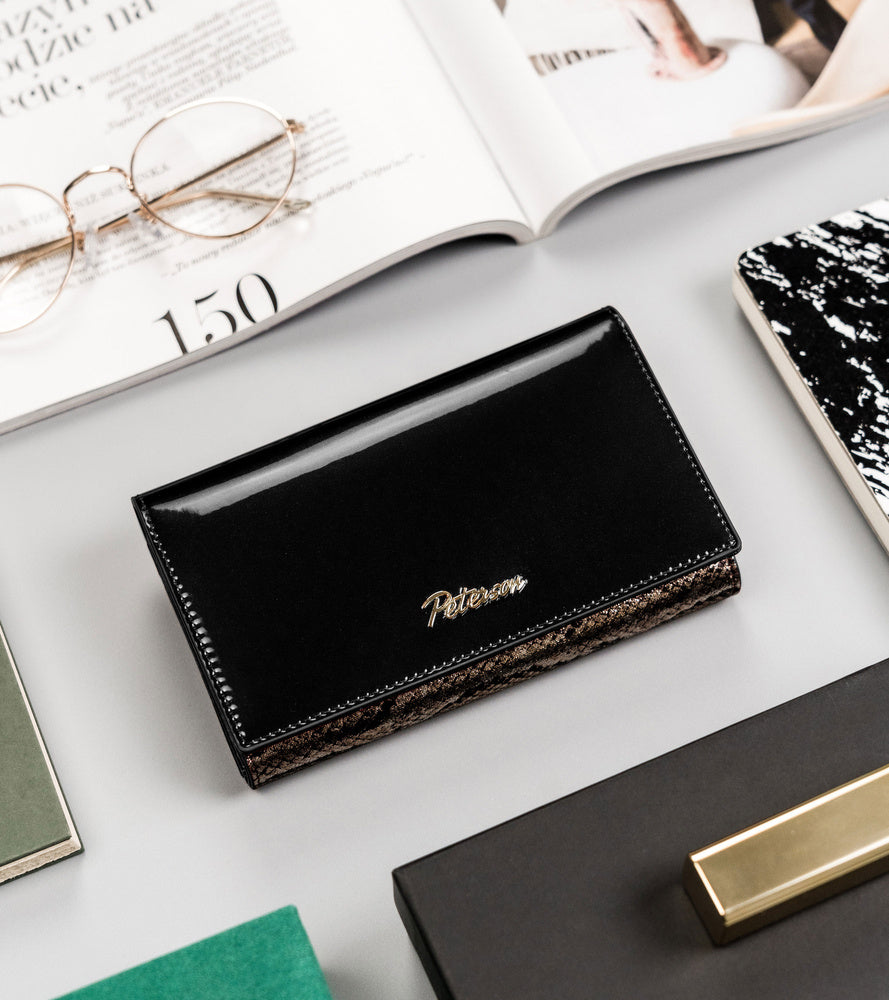 Natūralios odos piniginė moterims Peterson L3 D1423