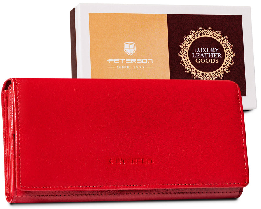 Natūralios odos piniginė moterims Peterson L46 D1405