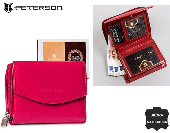 Natūralios odos piniginė moterims Peterson L50 D1400