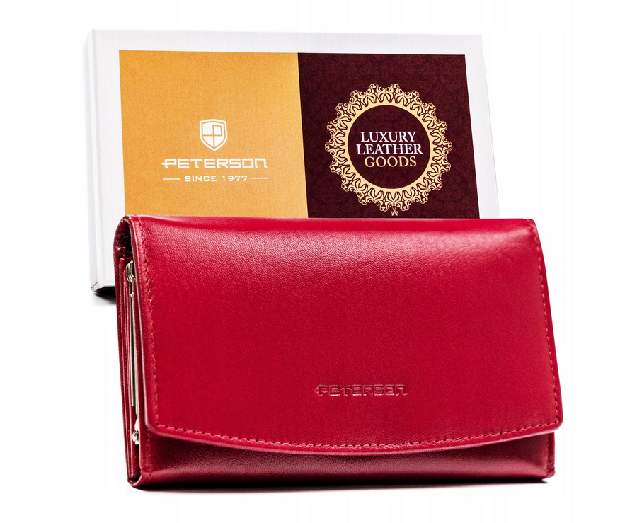 Natūralios odos piniginė moterims Peterson L52 D1398