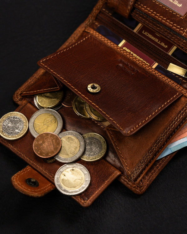 Natūralios odos piniginė moterims Peterson L54 D1396