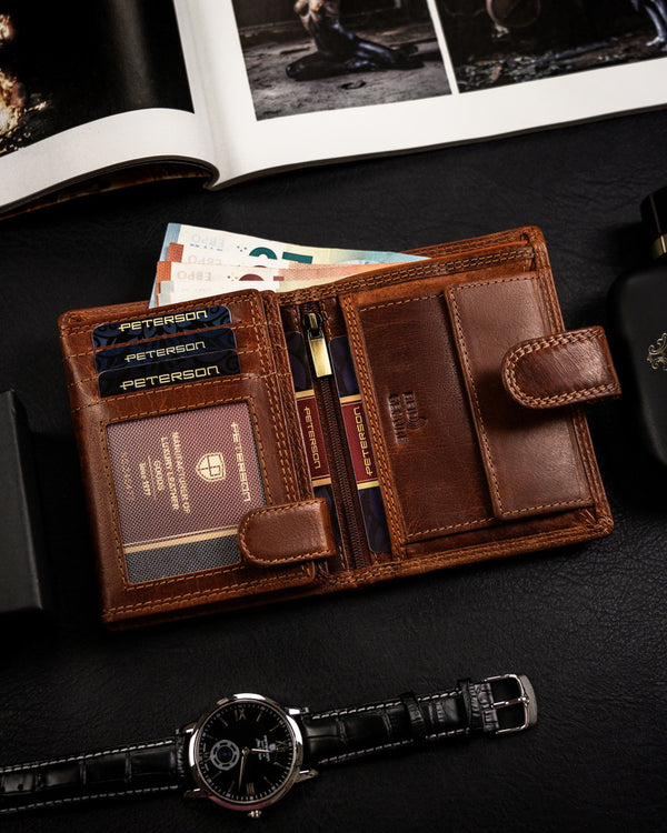 Natūralios odos piniginė moterims Peterson L54 D1396