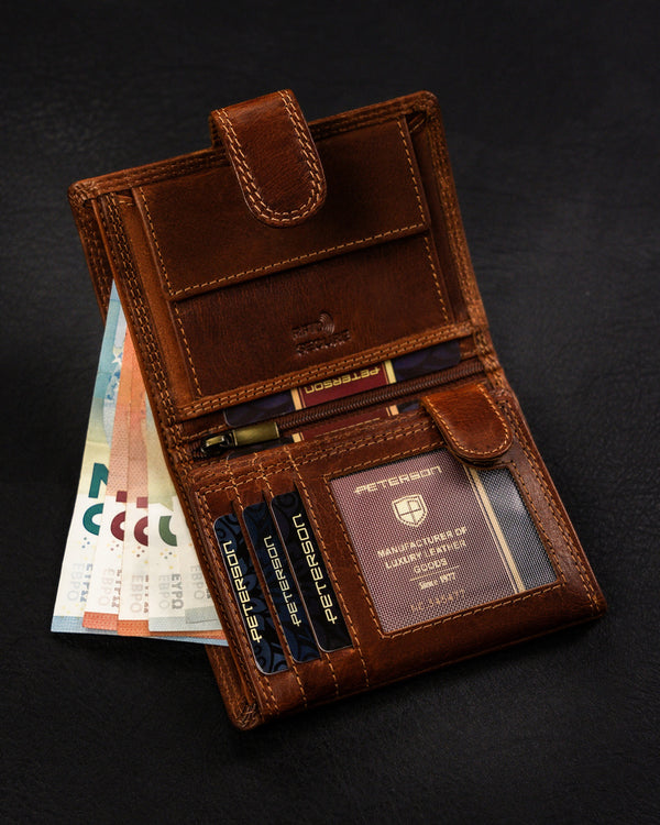 Natūralios odos piniginė moterims Peterson L54 D1396