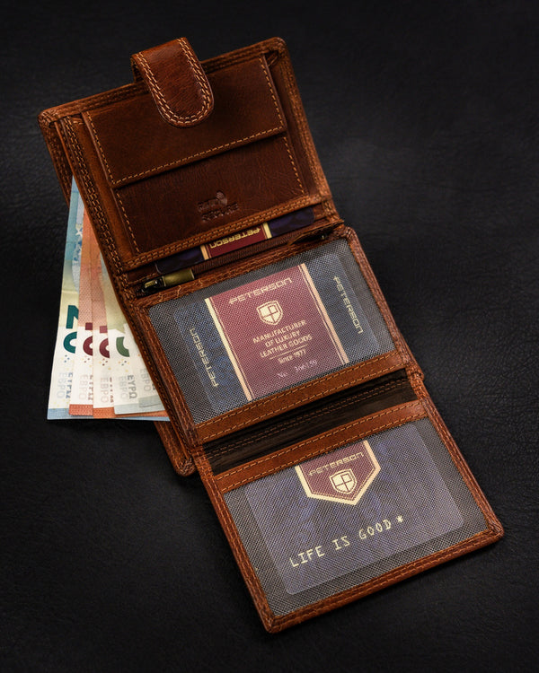 Natūralios odos piniginė moterims Peterson L54 D1396