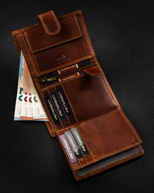 Natūralios odos piniginė moterims Peterson L54 D1396