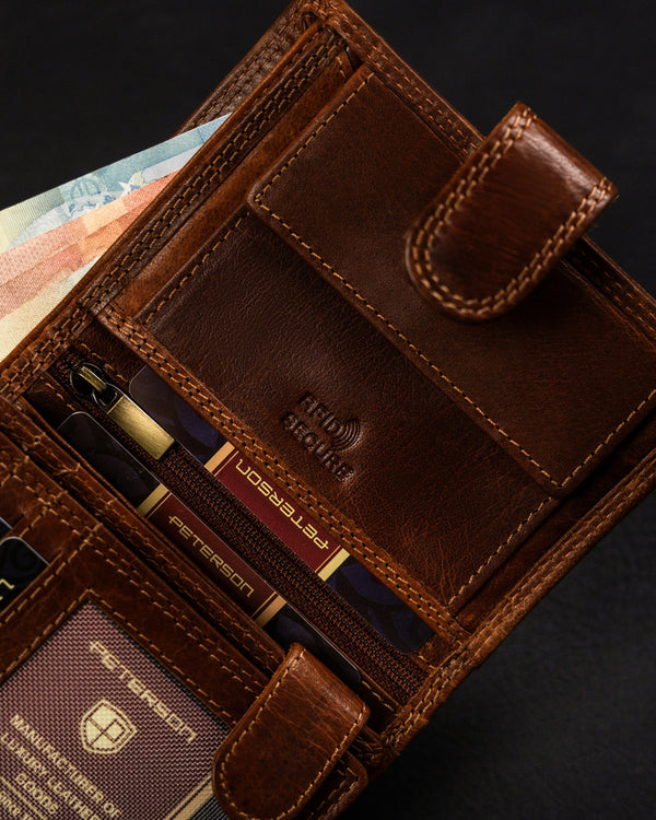 Natūralios odos piniginė moterims Peterson L54 D1396