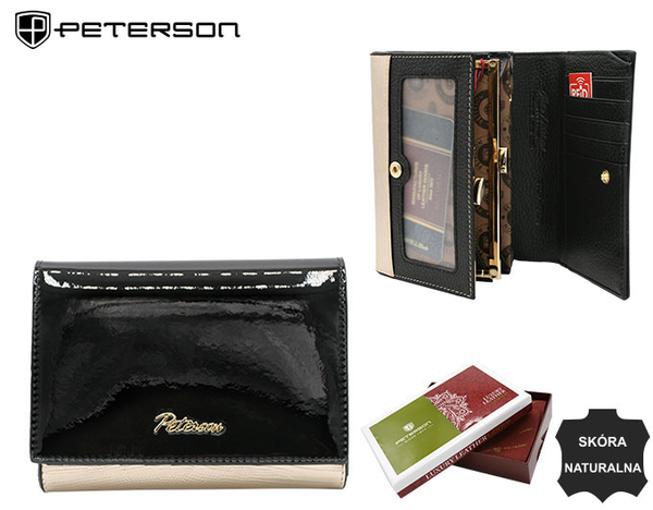 Natūralios odos piniginė moterims Peterson L64 D1385