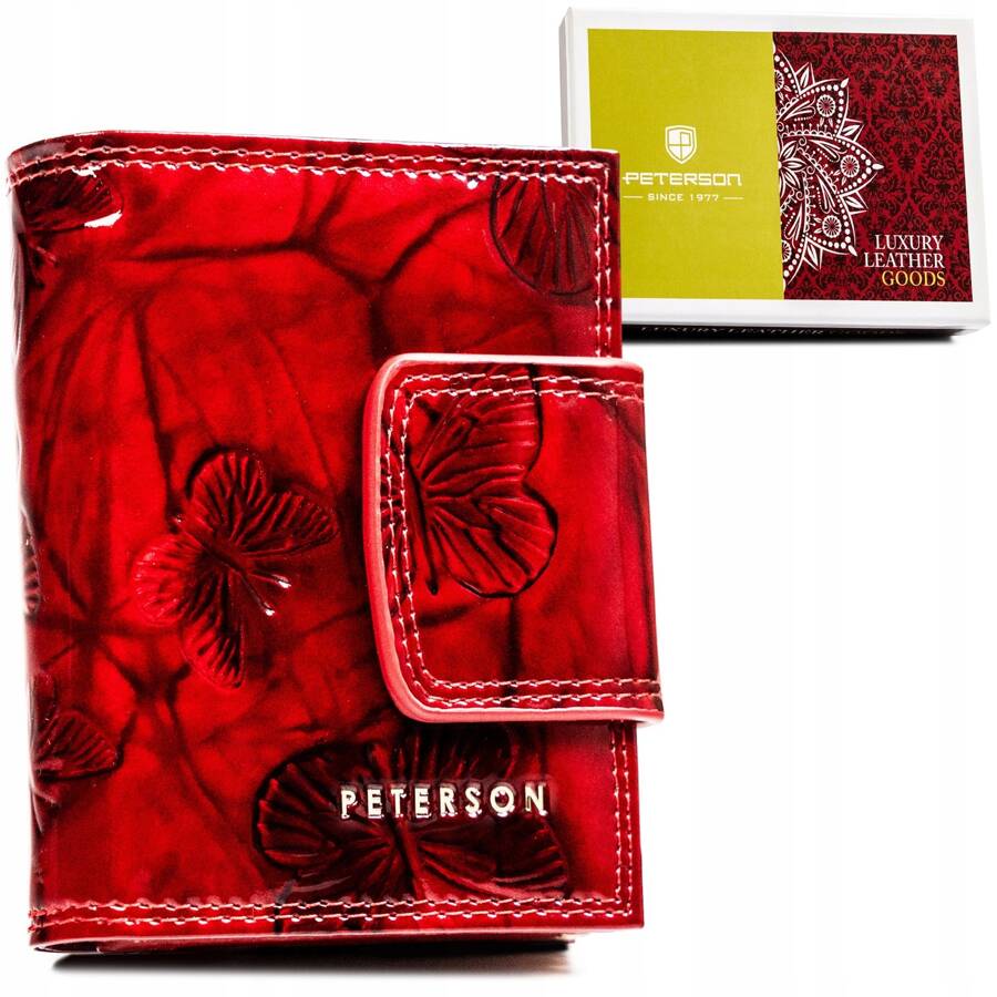 Natūralios odos piniginė moterims Peterson L65 D1384