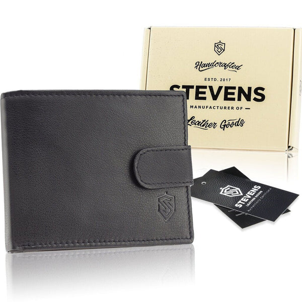 Natūralios Odos Piniginė Stevens su Elegantiška Apyranke