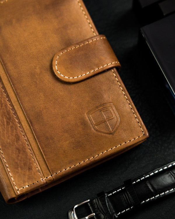 Natūralios odos piniginė vyrams Peterson PT125 S1001