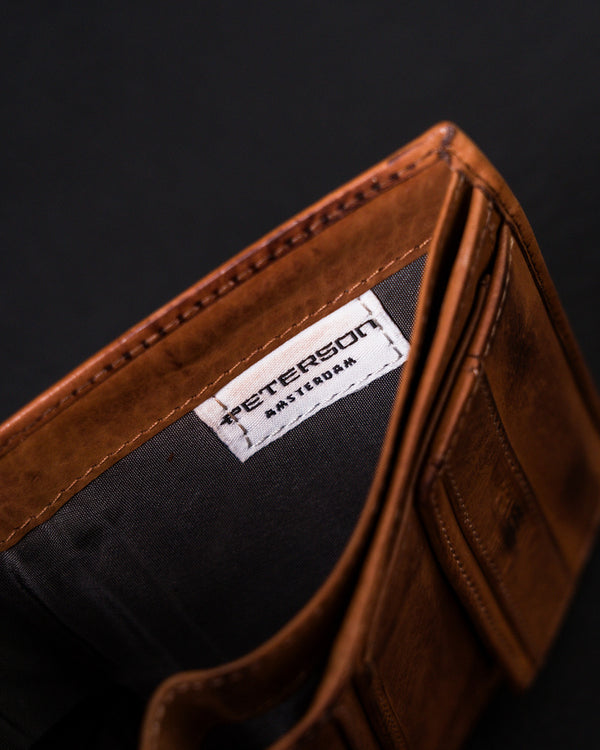 Natūralios odos piniginė vyrams Peterson PT125 S1001