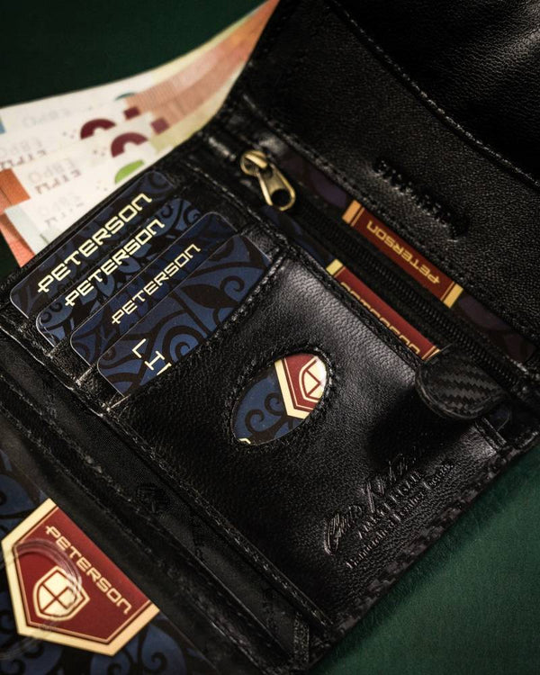 Natūralios odos piniginė vyrams Peterson PT127 S999