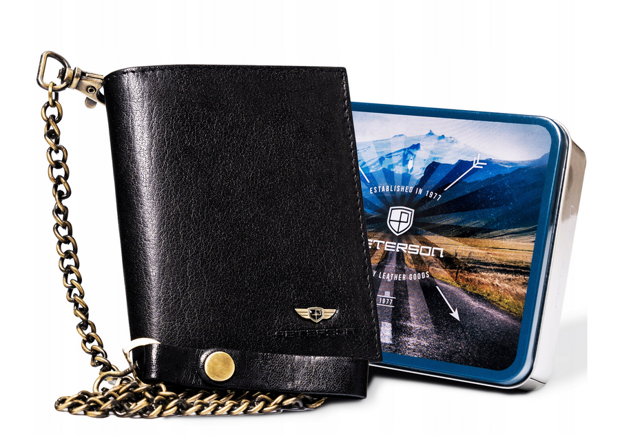 Natūralios odos piniginė vyrams Peterson PT128 S998