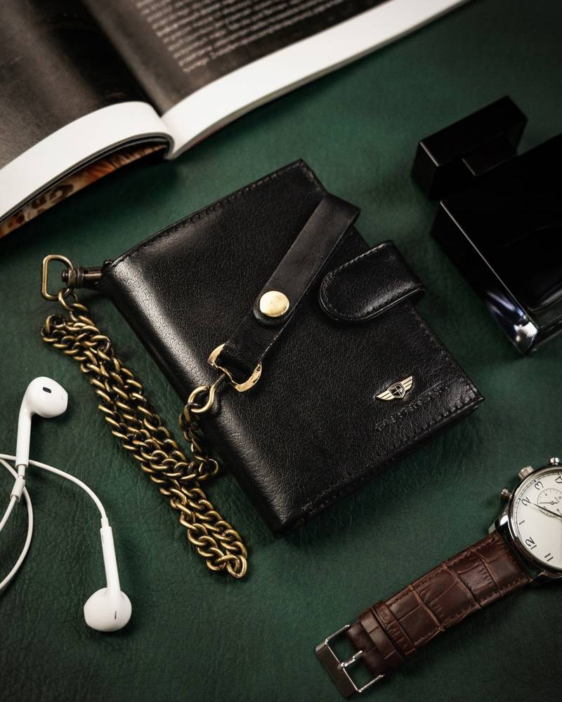 Natūralios odos piniginė vyrams Peterson PT129 S997