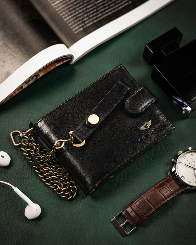 Natūralios odos piniginė vyrams Peterson PT130 S995