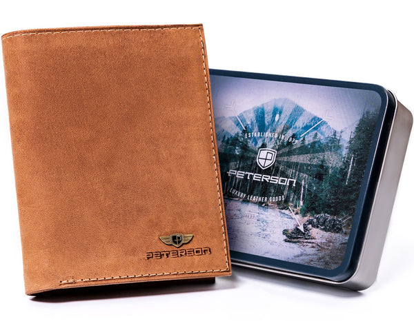 Natūralios odos piniginė vyrams Peterson PT131 S994