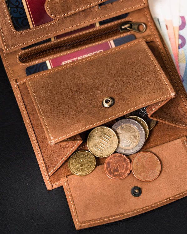 Natūralios odos piniginė vyrams Peterson PT131 S994