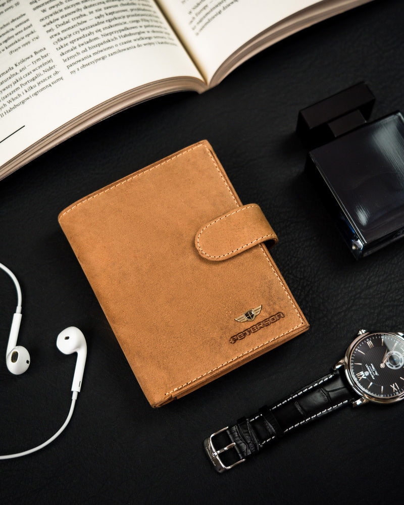 Natūralios odos piniginė vyrams Peterson PT134 S991