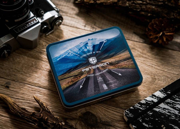 Natūralios odos piniginė vyrams Peterson PT13 S996