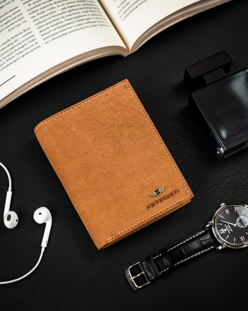 Natūralios odos piniginė vyrams Peterson PT144 S980