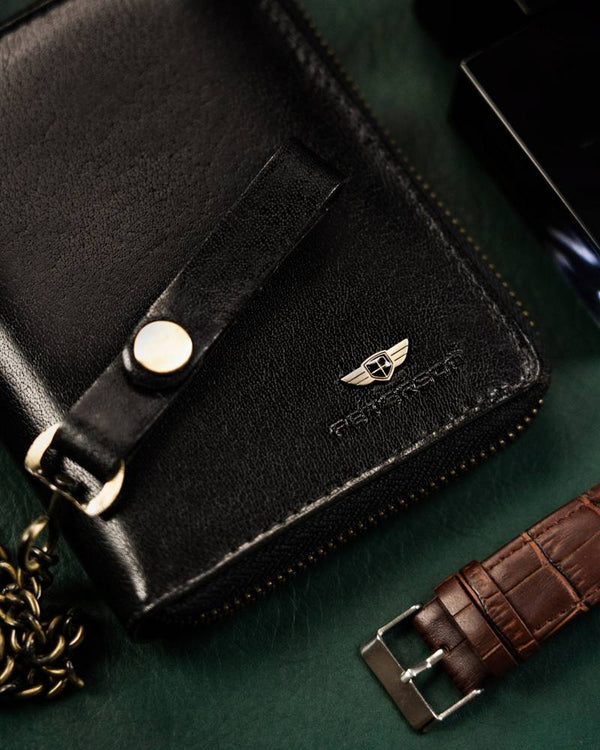 Natūralios odos piniginė vyrams Peterson PT148 S976