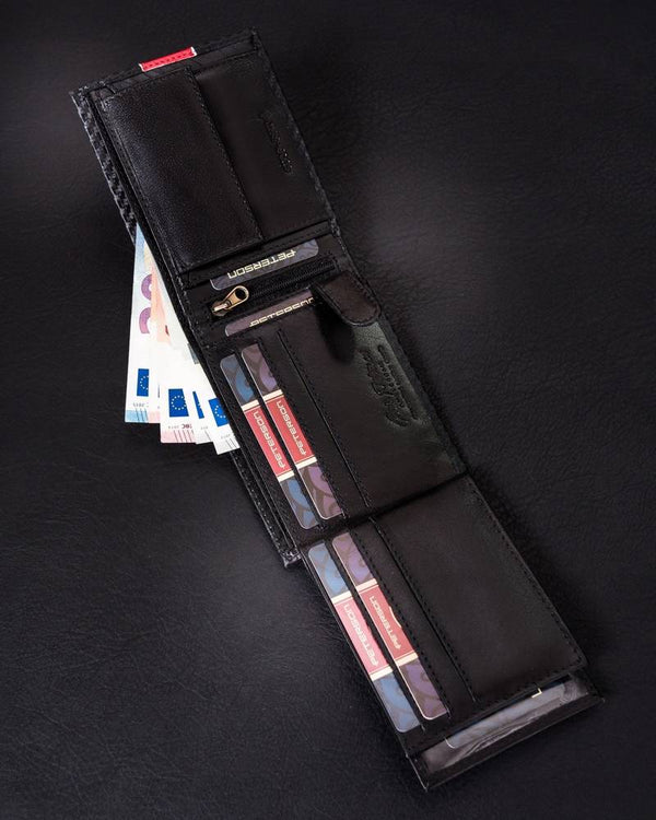 Natūralios odos piniginė vyrams Peterson PT158 S965