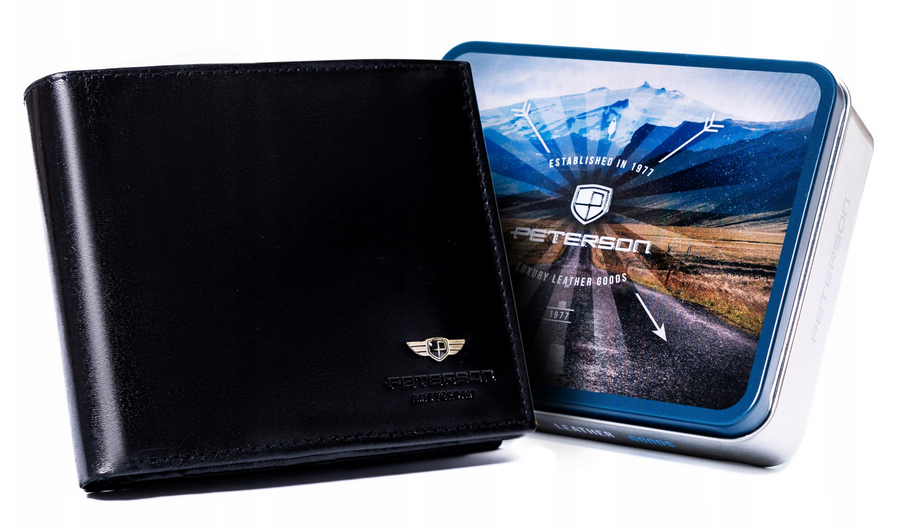 Natūralios odos piniginė vyrams Peterson PT170 S951