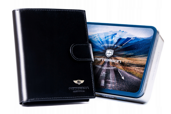 Natūralios odos piniginė vyrams Peterson PT175 S946