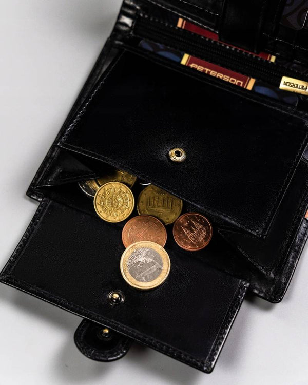 Natūralios odos piniginė vyrams Peterson PT175 S946