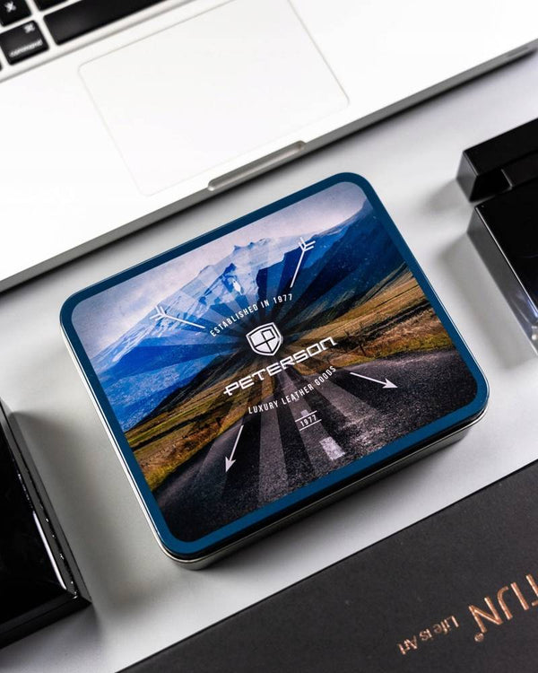 Natūralios odos piniginė vyrams Peterson PT176 S945