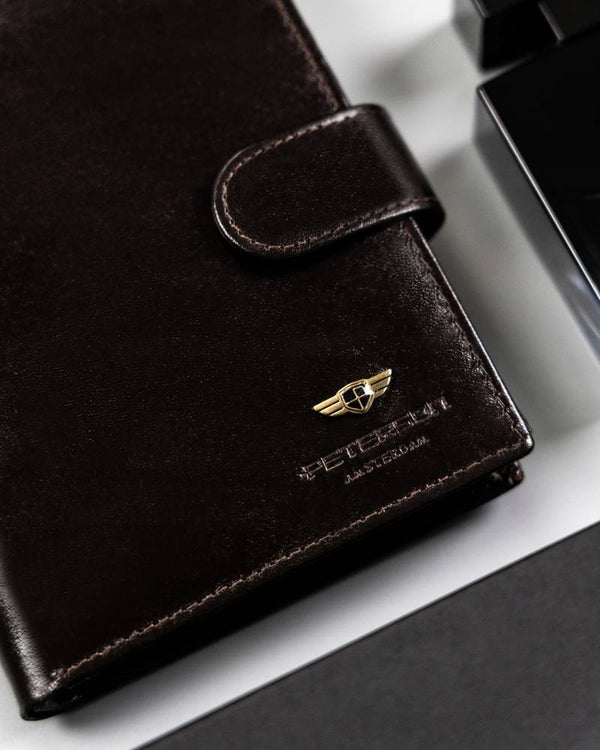 Natūralios odos piniginė vyrams Peterson PT176 S945