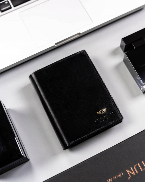 Natūralios odos piniginė vyrams Peterson PT181 S939