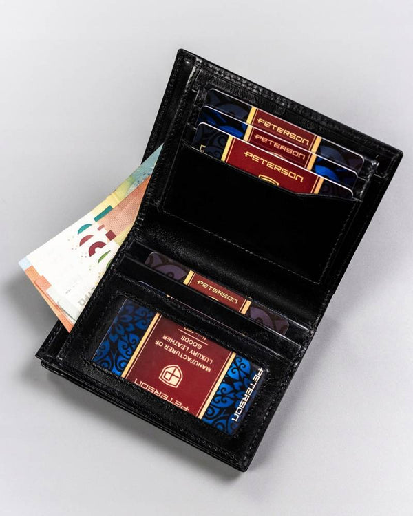 Natūralios odos piniginė vyrams Peterson PT181 S939